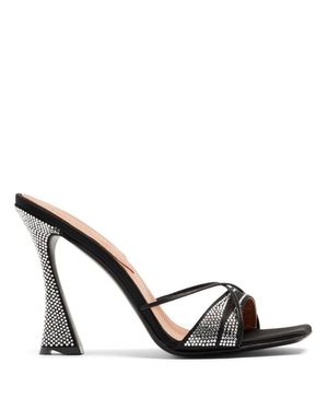 D'Accori Lust Mule High Heels - Black