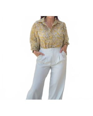 Skies Are Blue Summertime Blues Wide Leg Pants