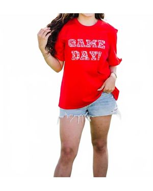 Layerz Clothing Game Day Spirit Tee - Red