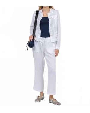 Pure Amici Lumila Linen Pants - Blue