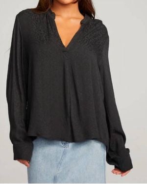 Chaser Brand Denver Blouse - Black