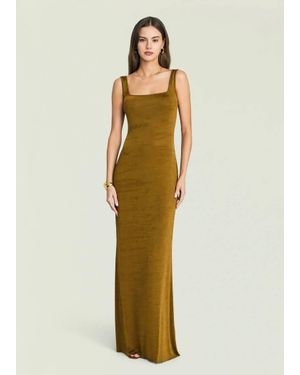 SER.O.YA Luna Maxi Dress - Metallic