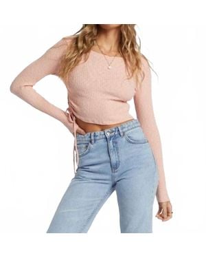 Billabong It's A Vibe Long Sleeve Top - Blue