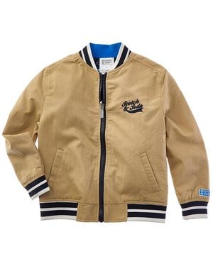 Scotch & Soda Reversible Bomber Jacket - Natural