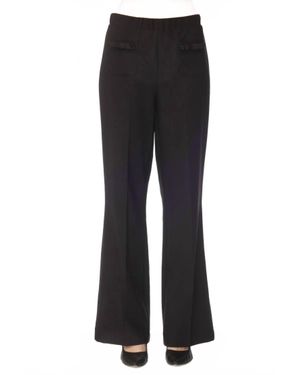 Joseph Ribkoff Bow Pockets Pull On Flared Pant - Black