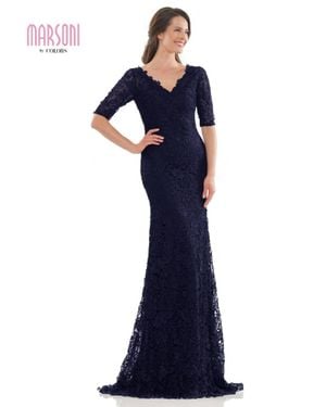 Marsoni by Colors Mother Of The Bride Dress - Blue