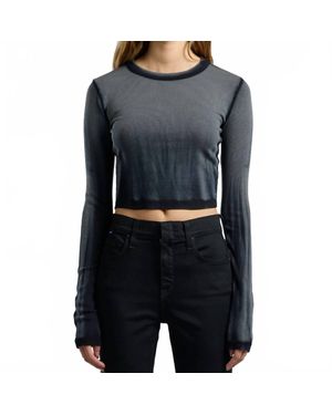 Cotton Citizen Verona Crop Shirt - Black