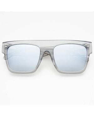 Freyrs Eyewear Madison Acetate Flat Top Sunglasses - Blue