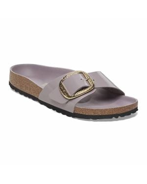 Birkenstock Madrid Hammered Big Buckle Sandal - Gray