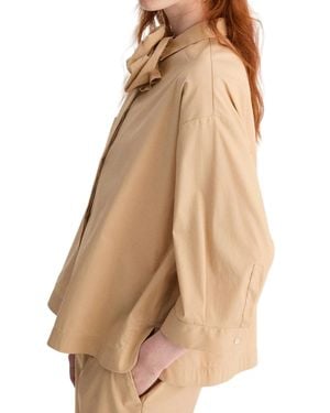 Biancalancia Boxy Classic Collar Shirt - Natural