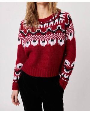 John + Jenn Hunter Sweater - Red