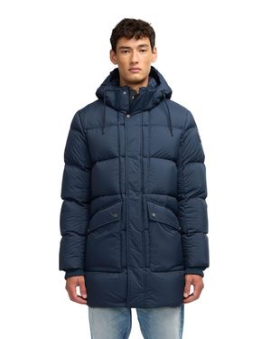 Pajar Teneca Puffer Walker With Removable Hood - Blue