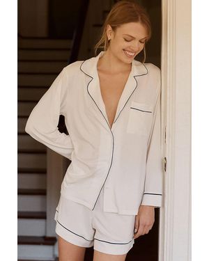 Eberjey Giselle Pajama Set - Natural
