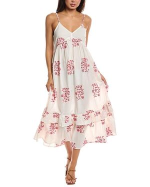 FRNCH Cosette Midi Dress - Pink