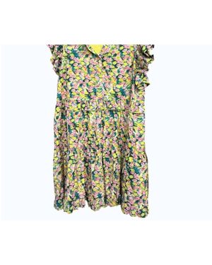 J joy Ruffles Tiered Dress - Green