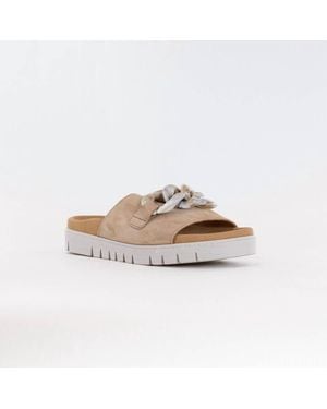 Gabor Slip On Sandal - Brown