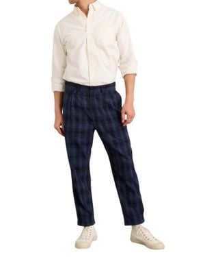 Alex Mill Standard Pleated Pant - Blue