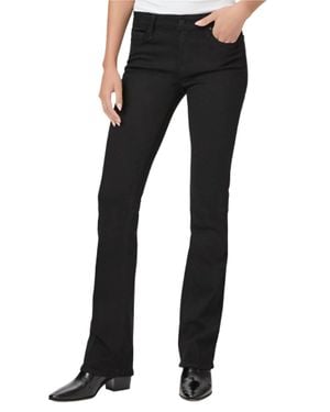 PAIGE Manhattan Slim Boot Cut Jeans - Black
