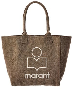 Isabel Marant Yenky Small Canvas Tote - Brown