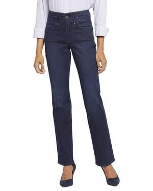NYDJ High-Rise Marilyn Straight Jean - Blue