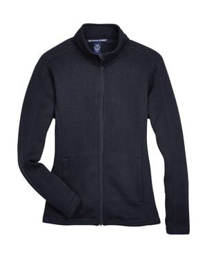 Devon & Jones Bristol Full-Zip Sweater Fleece Jacket - Blue