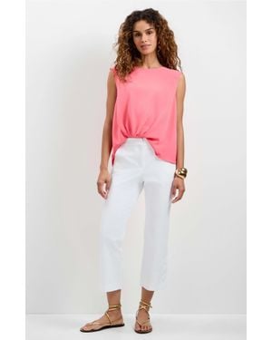 Trina Turk Aprica Boatneck Top - Red