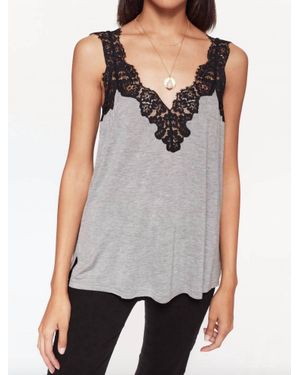 Cami NYC The Leia Jersey Top - Gray