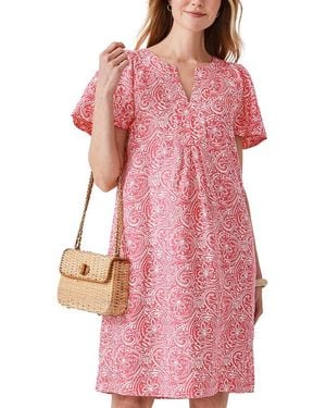 J.McLaughlin Cordelia Linen Dress - Pink