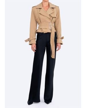 NonChalant Label Maxie Trench Jacket - Blue