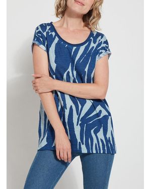 Lyssé New York Printed Classic Tunic - Blue