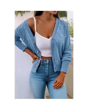 Faire Pearl Cardigan - Blue