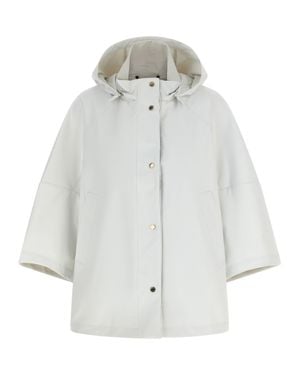 Moorer Polyester Shell Jacket - Gray