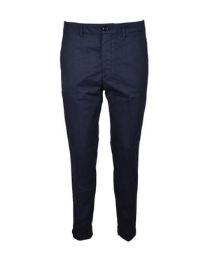 TRUE NYC Stretch Cotton Pants - Blue