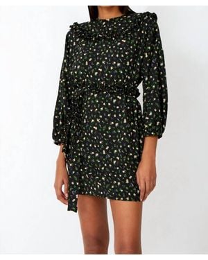 Roseanna Dylan Wave Mini Dress - Black