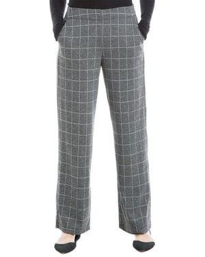 Max Studio Easy Leg Trouser - Gray