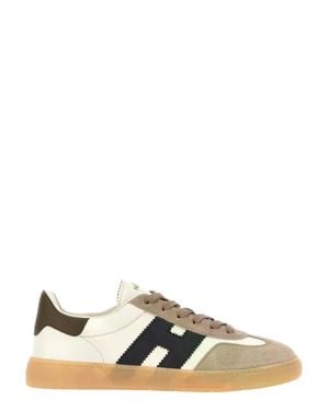 Hogan Low-Top Suede Overlay Sneakers - Multicolor