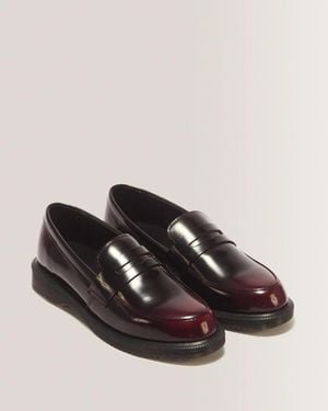Dr. Martens Temara 41360600 Loafers Cherry Leathe Shoes Zogg3693 - Black