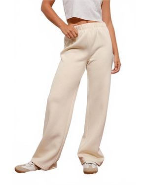 Pretty Garbage Happily Yours Bow Sweatpants - White