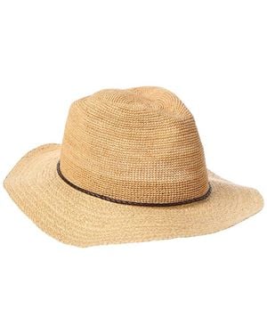 Vince Wide Brim Straw Hat - Natural