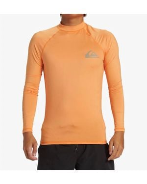 Quiksilver Everyday Long Sleeve Surf Tee - Orange