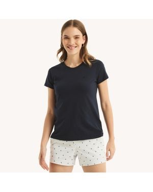 Nautica Sustainably Crafted Solid Crewneck T-Shirt - Pink