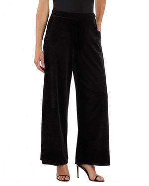 Jude Connally Nicolette Stretch Velvet Pant - Black