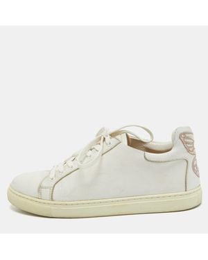 Sophia Webster Leather Bibi Butterfly Sneakers - White