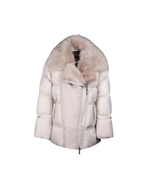 Moorer Yoss-Ks3 Down Jacket Mandorla - Natural