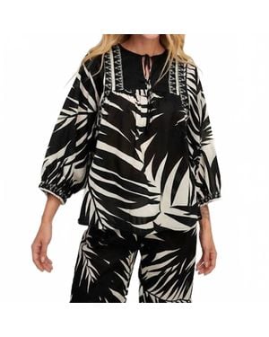 Pearl & Caviar Apollonia Cotton Shirt - Black