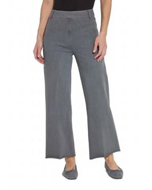 Lyssé Erin Hi Waist Wide Leg Pant - Blue