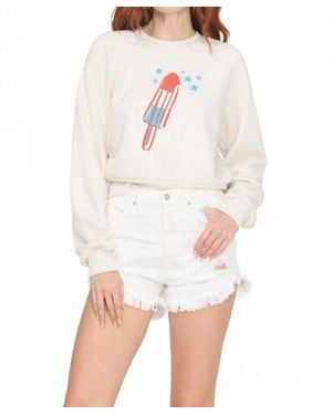Project Social T Rocket Pop Sweatshirt - White