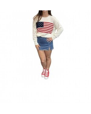 Bluivy Americana Sweater - Blue