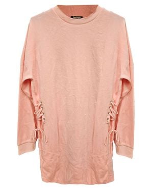 Juicy Couture Track Velour Shift Dress With Lacing - Pink