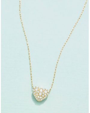 spartina 449 Sparkling Heart Necklace - Blue